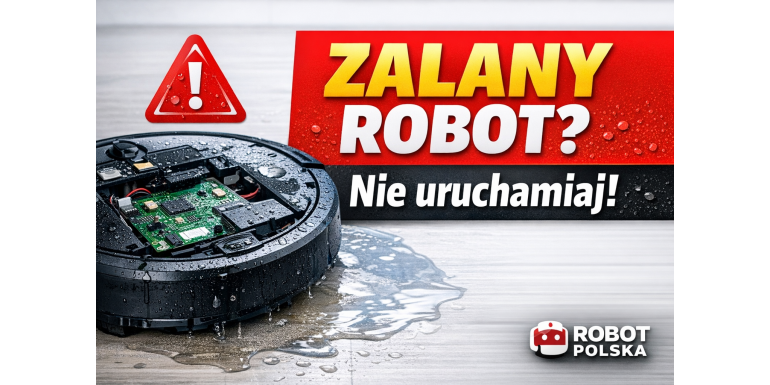 Gdzie naprawić robota sprzątającego po zalaniu? | Serwis Door-to-Door Robot Polska